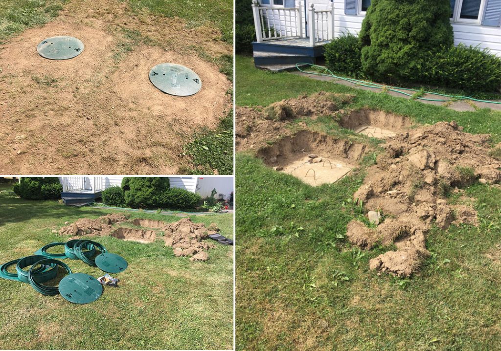Septic Tank Pumping - Septic Tank Cleaning - Wilton Sanitation - Pumping Septic Tank Located Underground